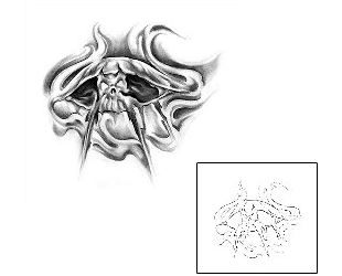 Skull Tattoo Miscellaneous tattoo | KOF-00026