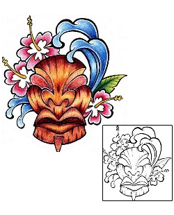 Hibiscus Tattoo Religious & Spiritual tattoo | KPF-00018