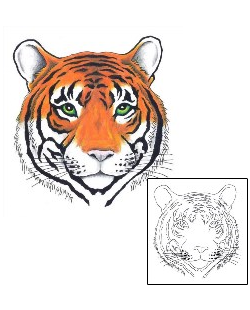 Tiger Tattoo Animal tattoo | KRF-00003