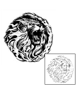 Leo Tattoo Animal tattoo | KRF-00008