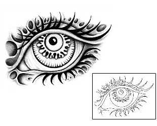Eye Tattoo Miscellaneous tattoo | KRF-00014