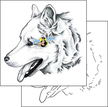 Wolf Tattoo krf-00047
