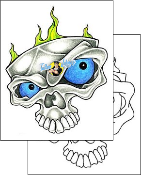 Skull Tattoo ksf-00009-2
