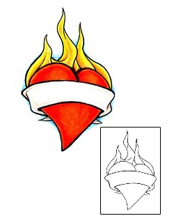 Fire – Flames Tattoo For Women tattoo | KSF-00031