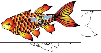 Fish Tattoo marine-life-fish-tattoos-kim-vance-kvf-00013