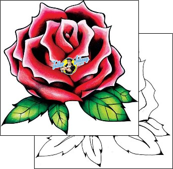 Rose Tattoo plant-life-rose-tattoos-kim-vance-kvf-00026