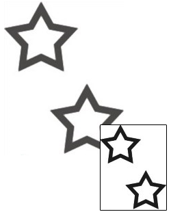 Star Tattoo Astronomy tattoo | KWF-00087