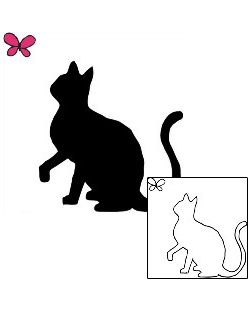 Animal Tattoo Minnie Cat Tattoo