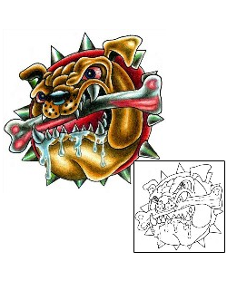 Bulldog Tattoo Wrinkle Bulldog Tattoo