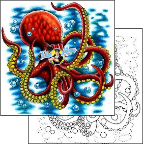 Octopus Tattoo marine-life-octopus-tattoos-kyle-dunnuck-kyf-00028