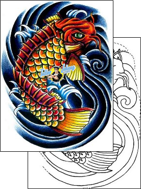 Fish Tattoo marine-life-fish-tattoos-kyle-dunnuck-kyf-00047