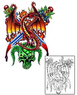 Monster Tattoo Mythology tattoo | KYF-00048