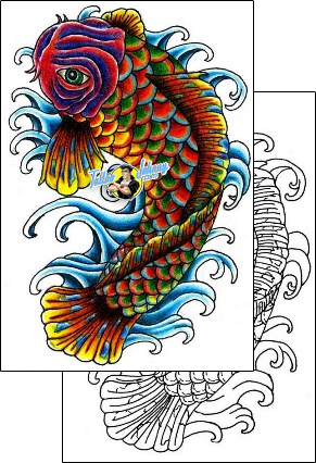 Fish Tattoo marine-life-fish-tattoos-kyle-dunnuck-kyf-00049