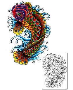 Marine Life Tattoo Marine Life tattoo | KYF-00049