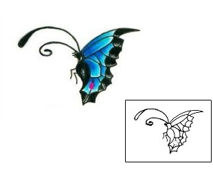Butterfly Tattoo Insects tattoo | L1F-00006