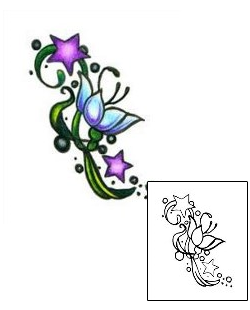 Star Tattoo Plant Life tattoo | L1F-00011