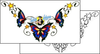 Star Tattoo butterfly-tattoos-lisa-harrison-l1f-00014