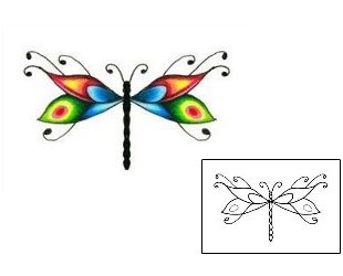 Butterfly Tattoo L1F-00023