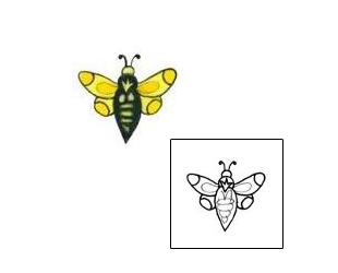 Bee Tattoo For Women tattoo | L1F-00025