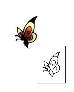 Butterfly Tattoo Insects tattoo | L1F-00029