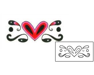 Heart Tattoo L1F-00033