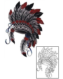 Native American Tattoo Miscellaneous tattoo | L1F-00035