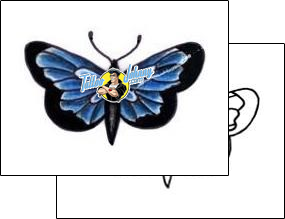 Butterfly Tattoo ankle-tattoos-lisa-harrison-l1f-00047