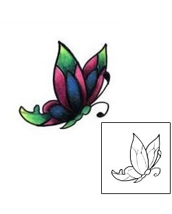 Butterfly Tattoo Insects tattoo | L1F-00053