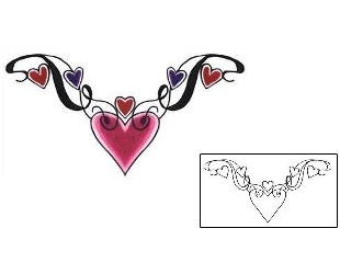 Heart Tattoo L1F-00071