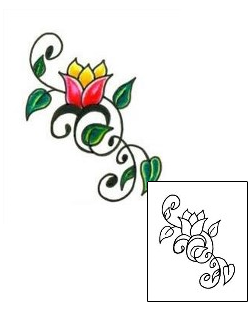 Picture of Plant Life tattoo | L1F-00073