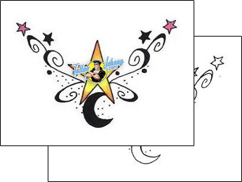 Celestial Tattoo star-tattoos-lisa-harrison-l1f-00077