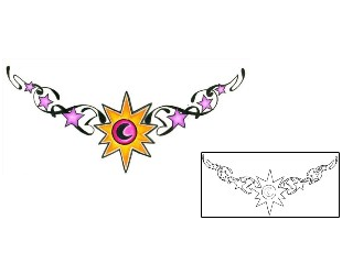 Star Tattoo Specific Body Parts tattoo | L1F-00078