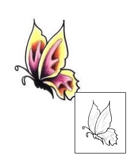 Butterfly Tattoo For Women tattoo | L1F-00086