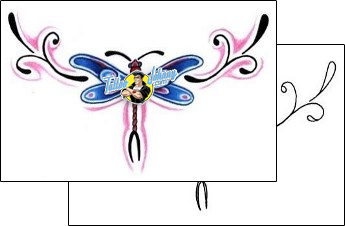 Dragonfly Tattoo for-women-lower-back-tattoos-lisa-harrison-l1f-00100