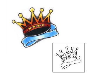 Crown Tattoo Miscellaneous tattoo | L1F-00117