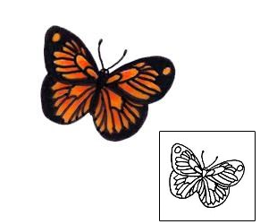 Butterfly Tattoo Insects tattoo | L1F-00147
