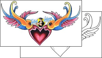 Bird Tattoo heart-tattoos-lisa-harrison-l1f-00151