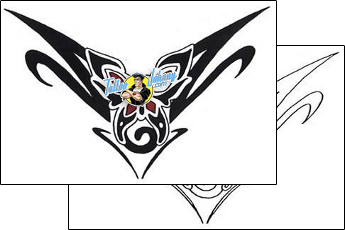 Butterfly Tattoo tribal-tattoos-lisa-harrison-l1f-00152