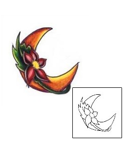 Celestial Tattoo Plant Life tattoo | L1F-00160