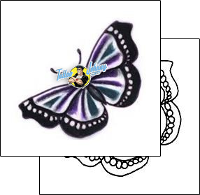 Butterfly Tattoo ankle-tattoos-lisa-harrison-l1f-00182