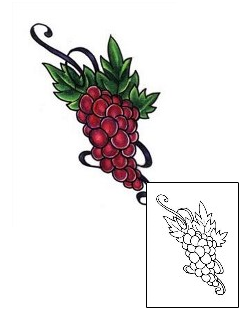 Picture of Red Grapes Tattoo