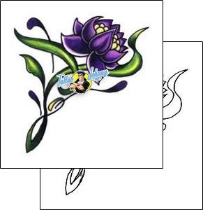 Flower Tattoo plant-life-flowers-tattoos-lisa-harrison-l1f-00204