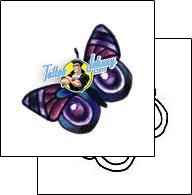 Butterfly Tattoo ankle-tattoos-lisa-harrison-l1f-00217