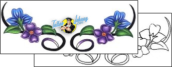 Flower Tattoo for-women-lower-back-tattoos-lisa-harrison-l1f-00223