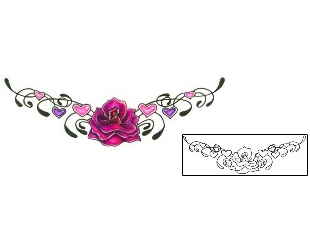 Rose Tattoo Specific Body Parts tattoo | L1F-00287