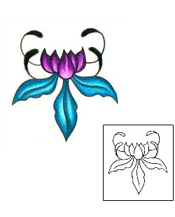 Lotus Tattoo Specific Body Parts tattoo | L1F-00304