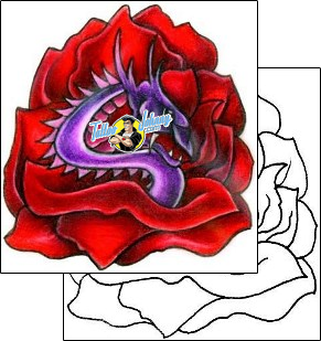 Dragon Tattoo fantasy-tattoos-lisa-harrison-l1f-00314