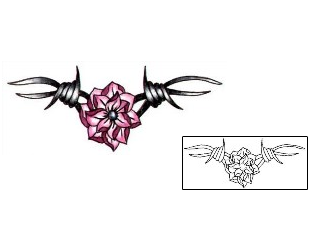 Barbed Wire Tattoo Specific Body Parts tattoo | L1F-00335