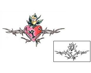 Barbed Wire Tattoo Plant Life tattoo | L1F-00339