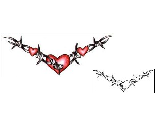 Heart Tattoo Specific Body Parts tattoo | L1F-00340